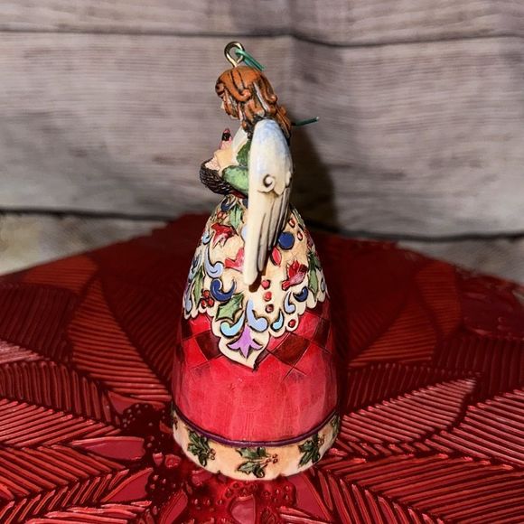 Jim Shore Angel Ornament Winter On The Wing Heartwood Creek Miniature 2010 - Picture 4 of 6